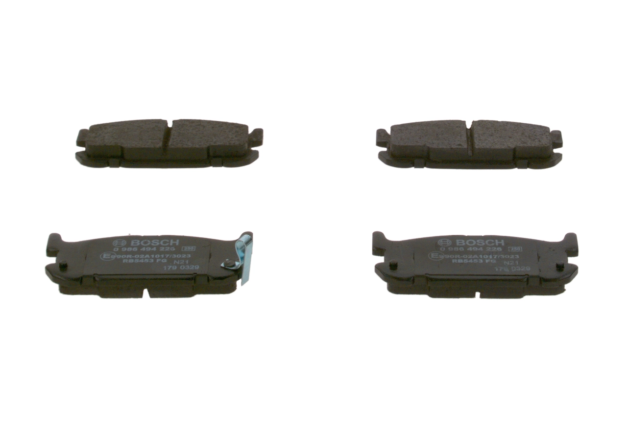Brake Pad Set, disc brake 0 986 494 226