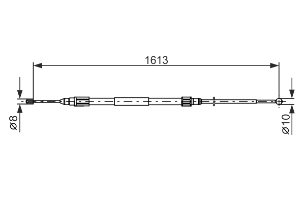 Cable Pull, parking brake 1 987 477 987