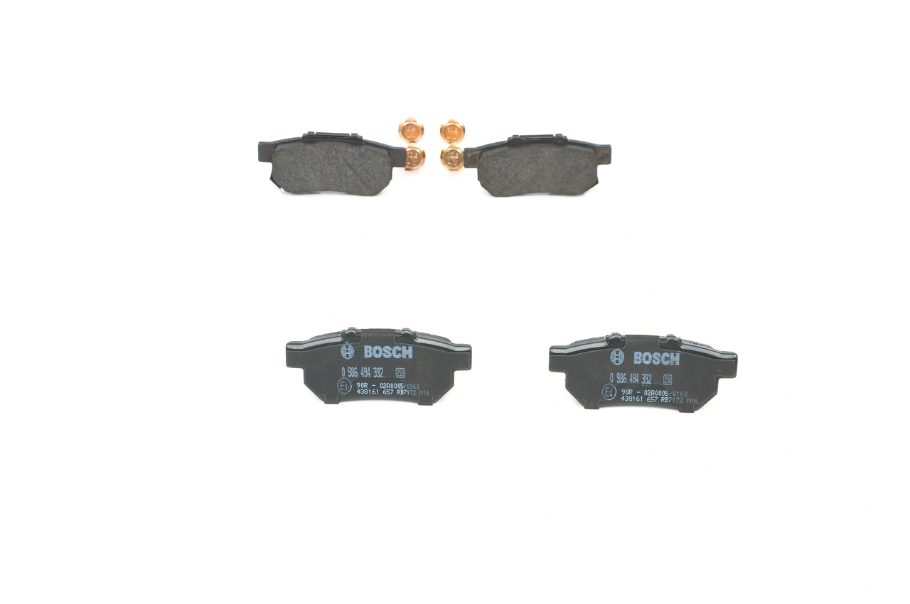 Brake Pad Set, disc brake 0 986 494 392
