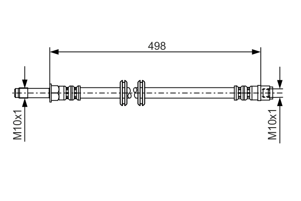 Brake Hose 1 987 481 006