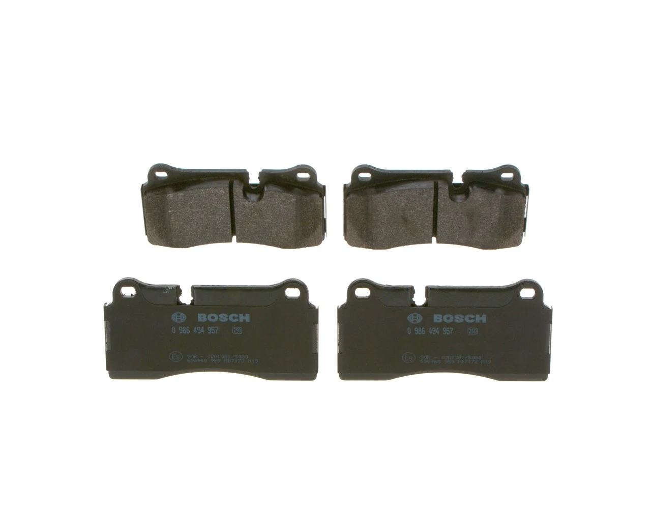 Brake Pad Set, disc brake 0 986 494 957