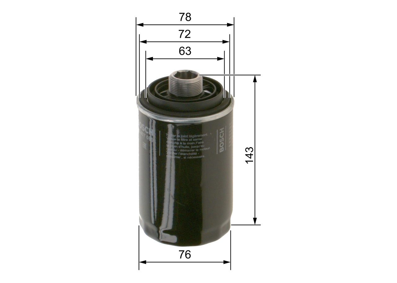 Oil Filter F 026 407 080