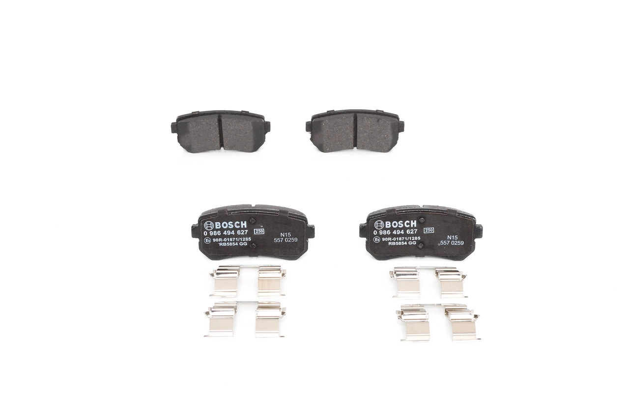 Brake Pad Set, disc brake 0 986 494 627