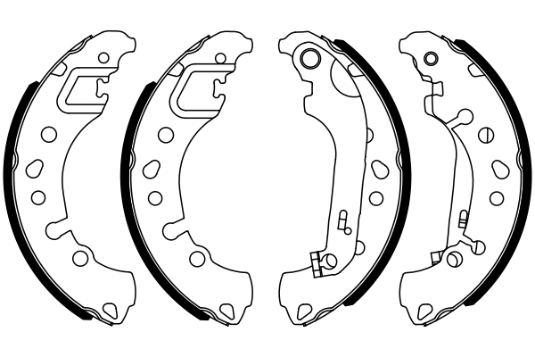 Brake Shoe Set 0 986 487 961