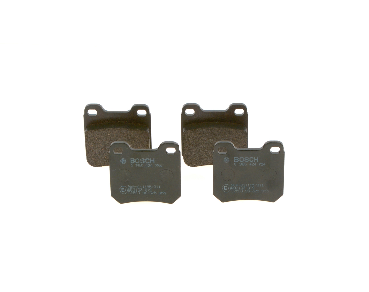 Brake Pad Set, disc brake 0 986 424 754