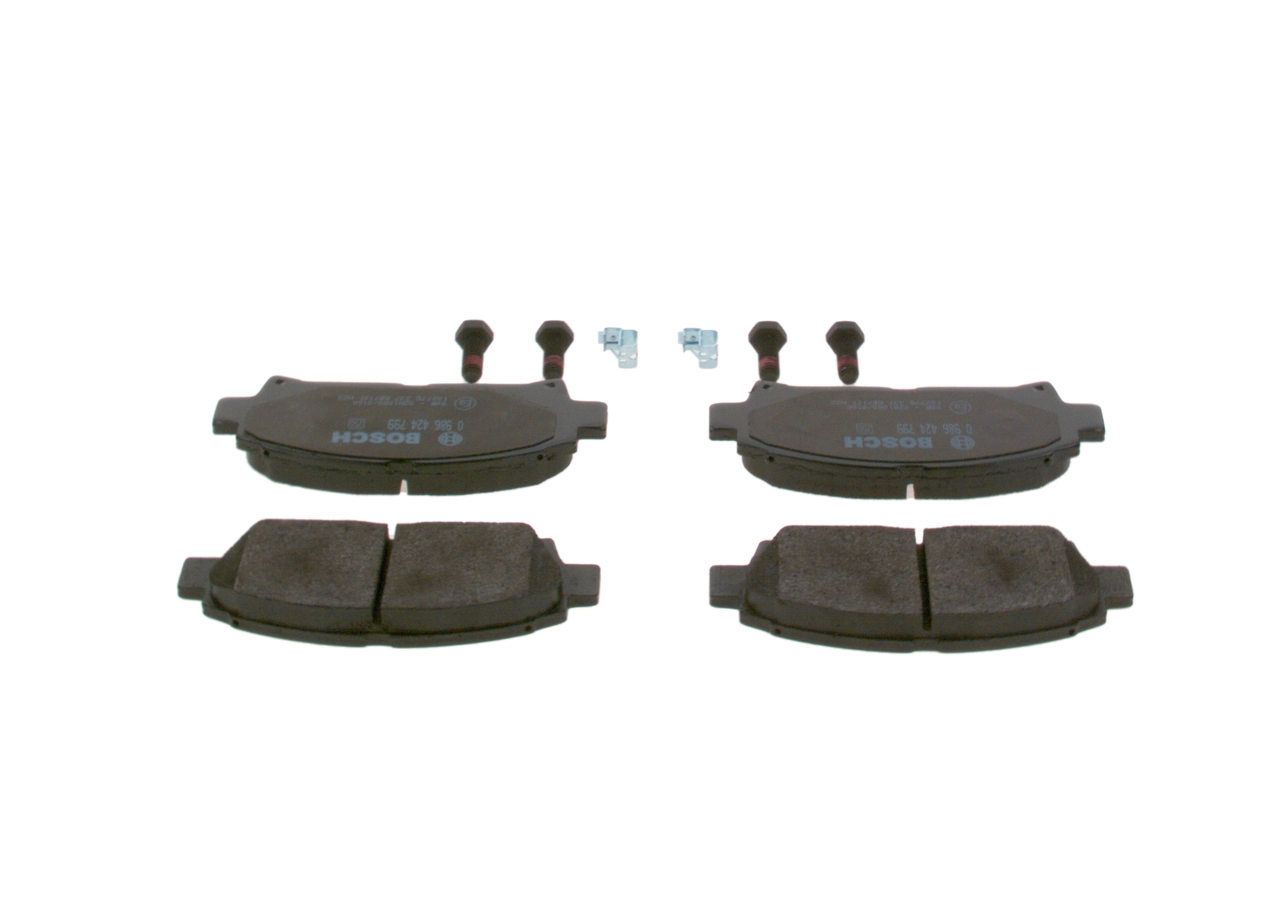 Brake Pad Set, disc brake 0 986 424 799
