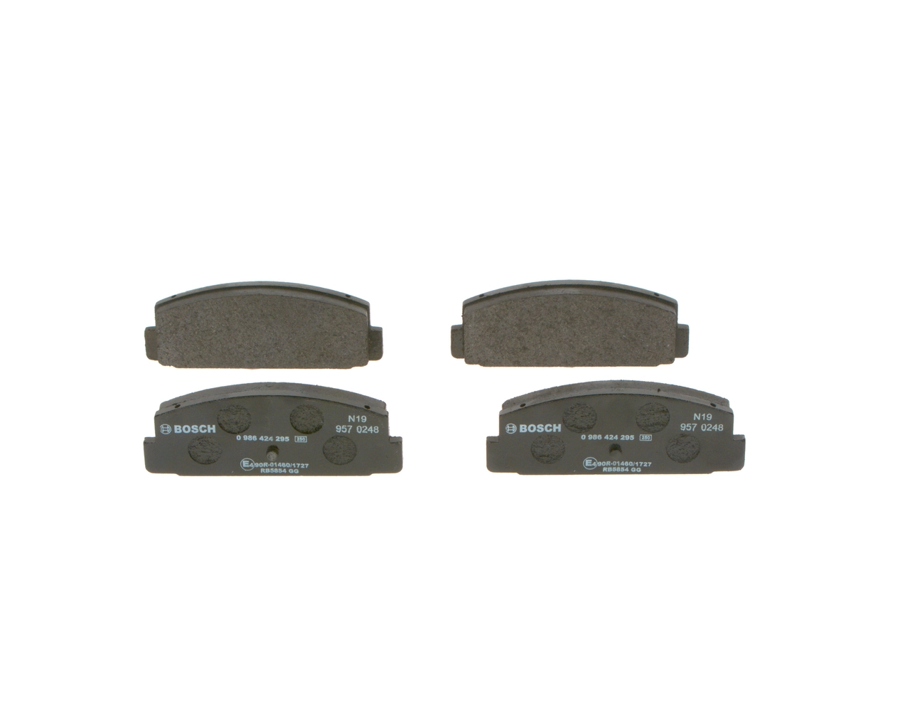 Brake Pad Set, disc brake 0 986 424 295