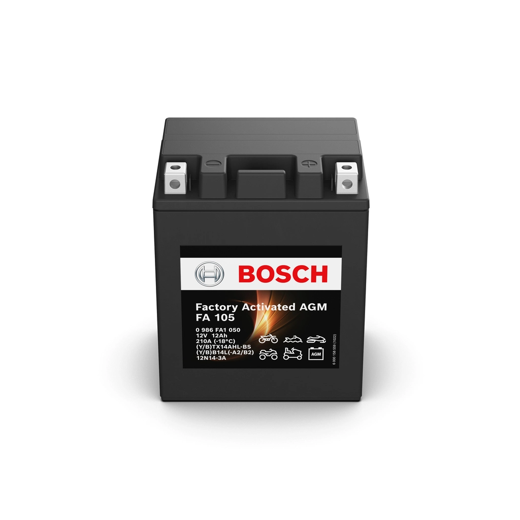 Starter Battery Factory activated AGM 0 986 FA1 050