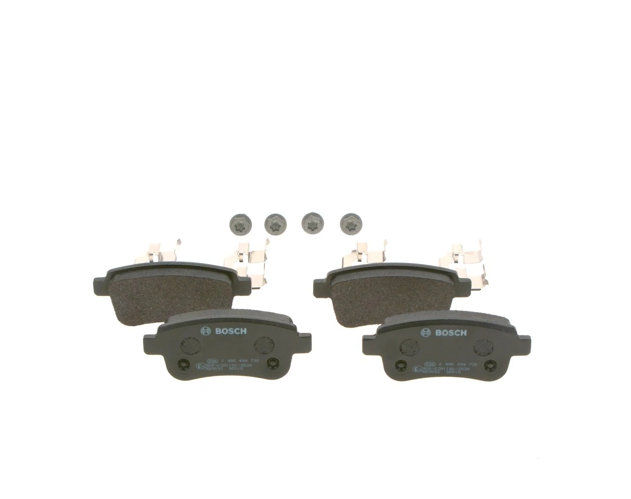 Brake Pad Set, disc brake 0 986 494 735