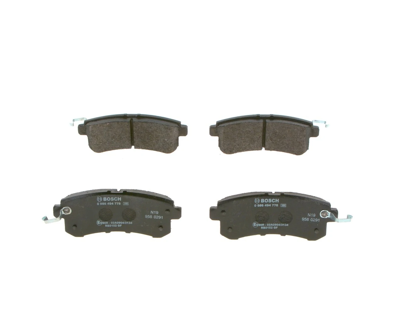Set bantalan rem, rem cakram 0 986 494 778