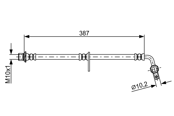 BOSCH 1 987 481 902 Brake Hose