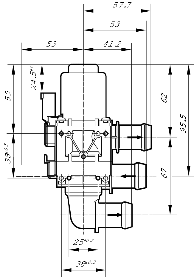 BOSCH 1 147 412 213 Coolant Control Valve
