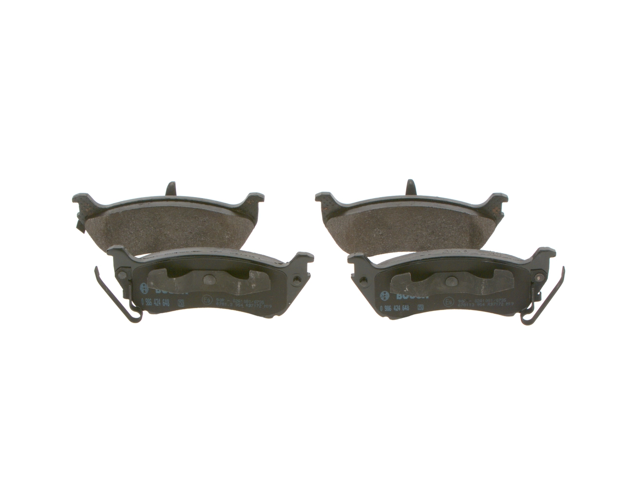 Brake Pad Set, disc brake 0 986 424 648