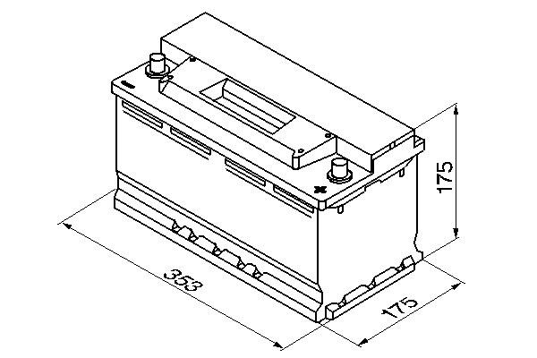 BOSCH 0 092 S30 120 Starter Battery