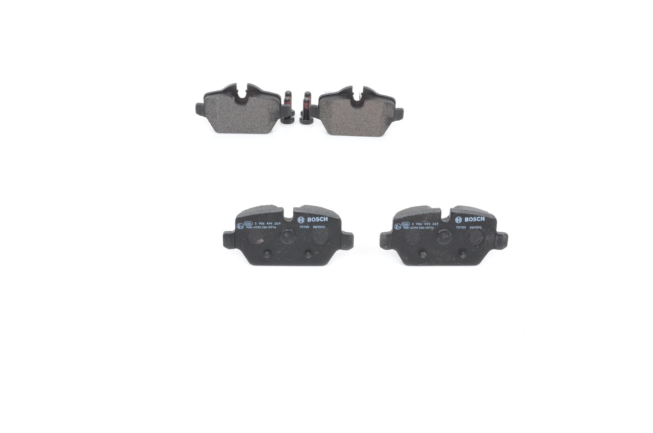 Brake Pad Set, disc brake 0 986 494 269