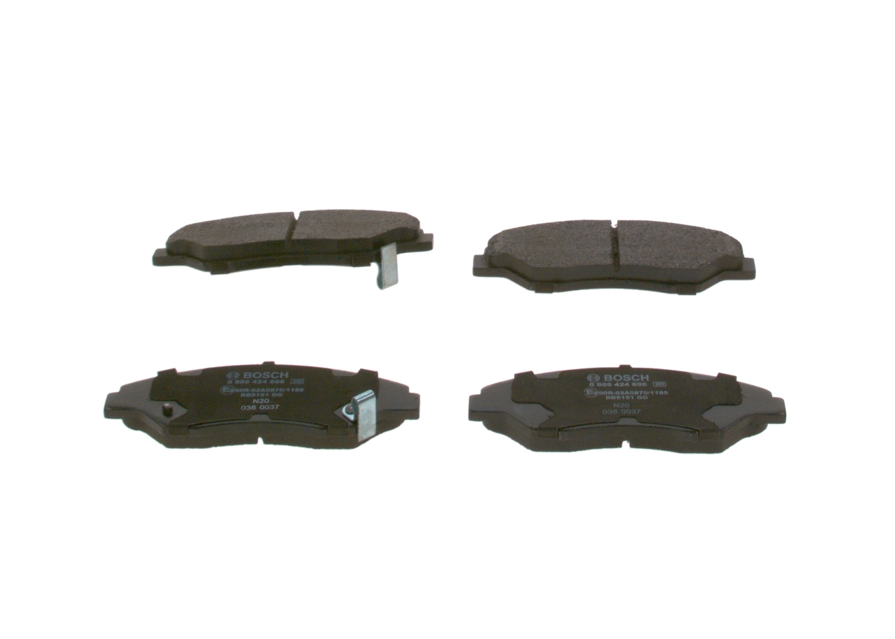 Brake Pad Set, disc brake 0 986 424 696