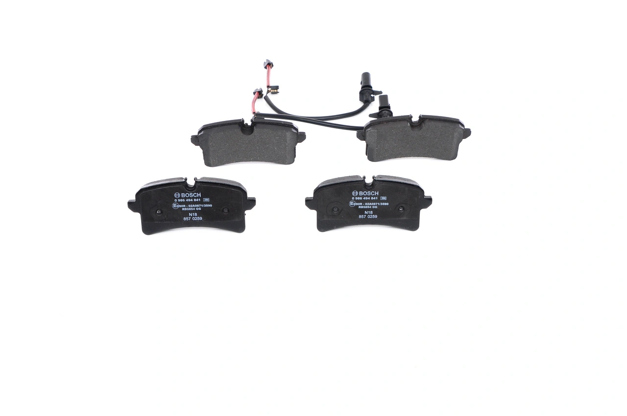 Brake Pad Set, disc brake 0 986 494 841