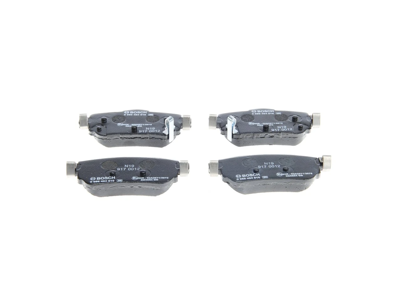 Brake Pad Set, disc brake 0 986 494 816