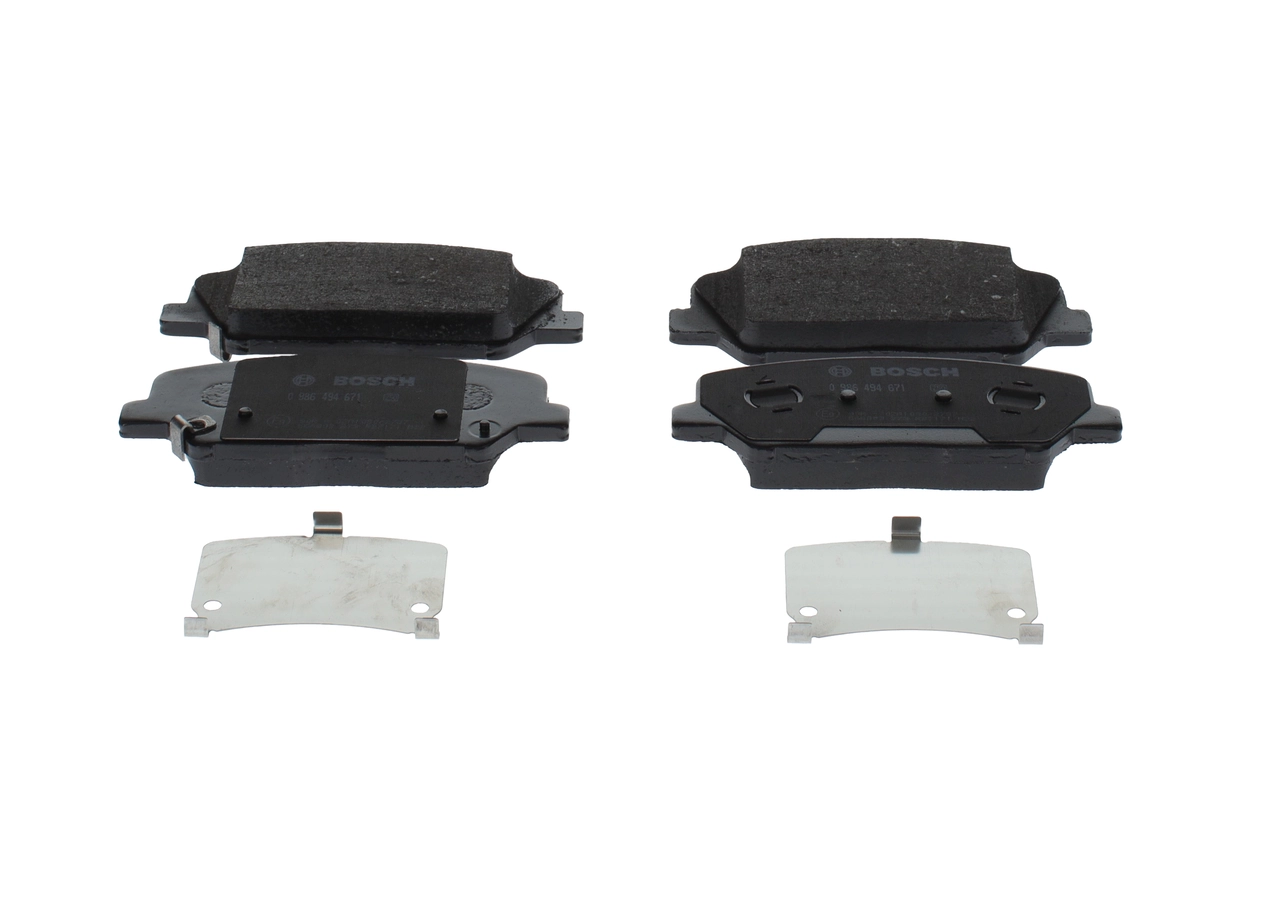 Brake Pad Set, disc brake 0 986 494 671