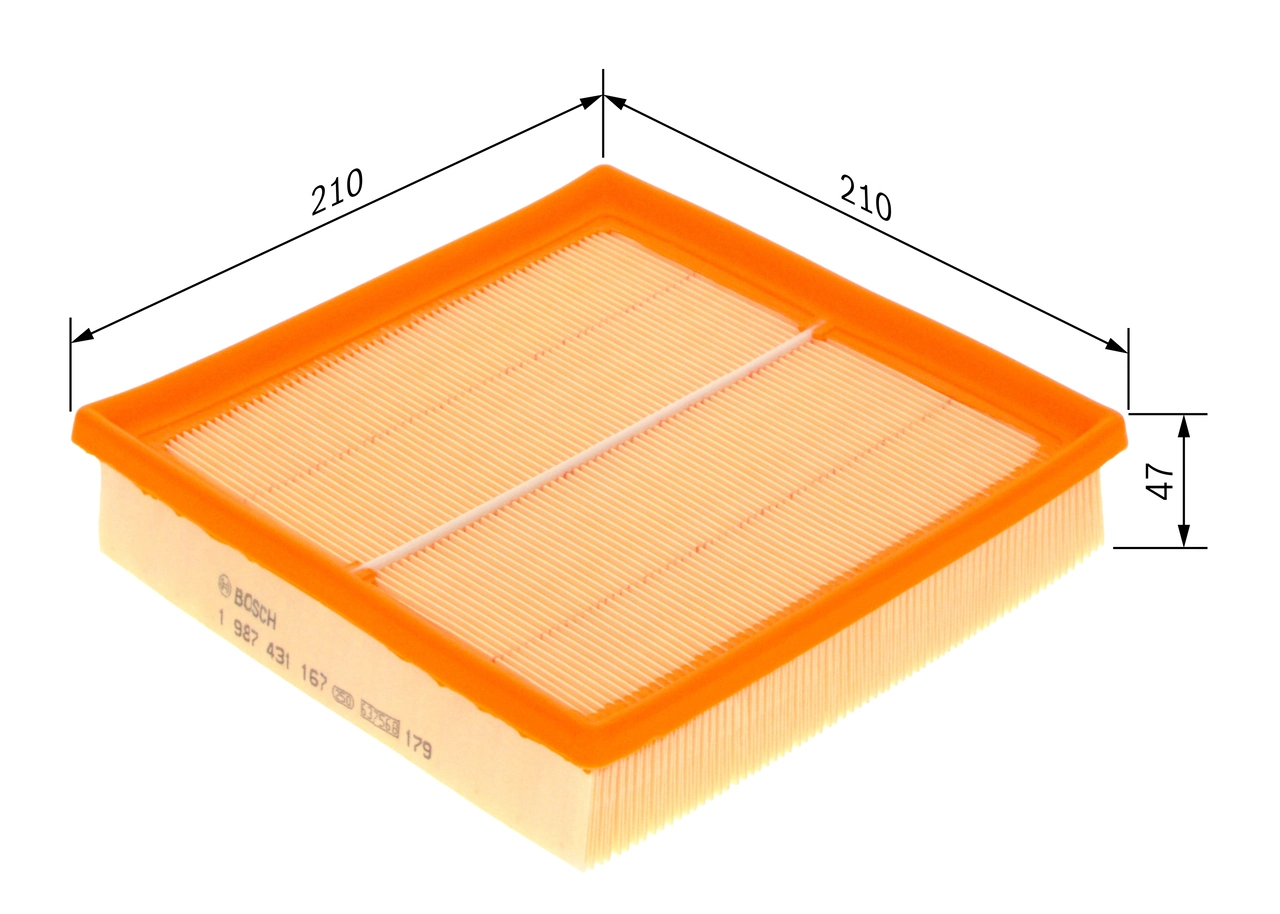 Filter, cabin air 1 987 431 167