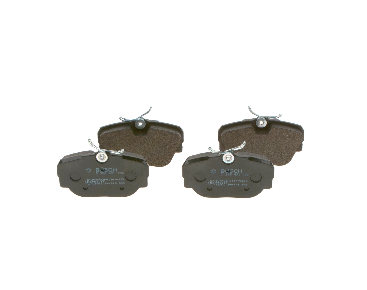 Brake Pad Set, disc brake 0 986 491 730
