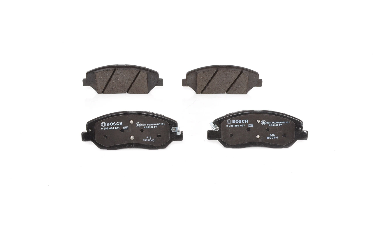 Brake Pad Set, disc brake 0 986 494 631