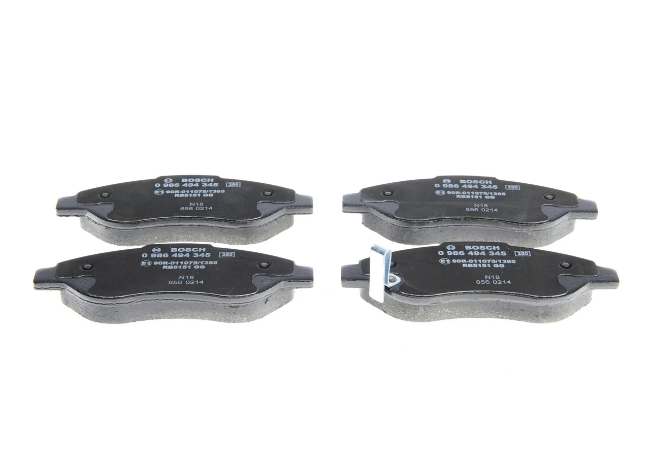 Brake Pad Set, disc brake 0 986 494 345