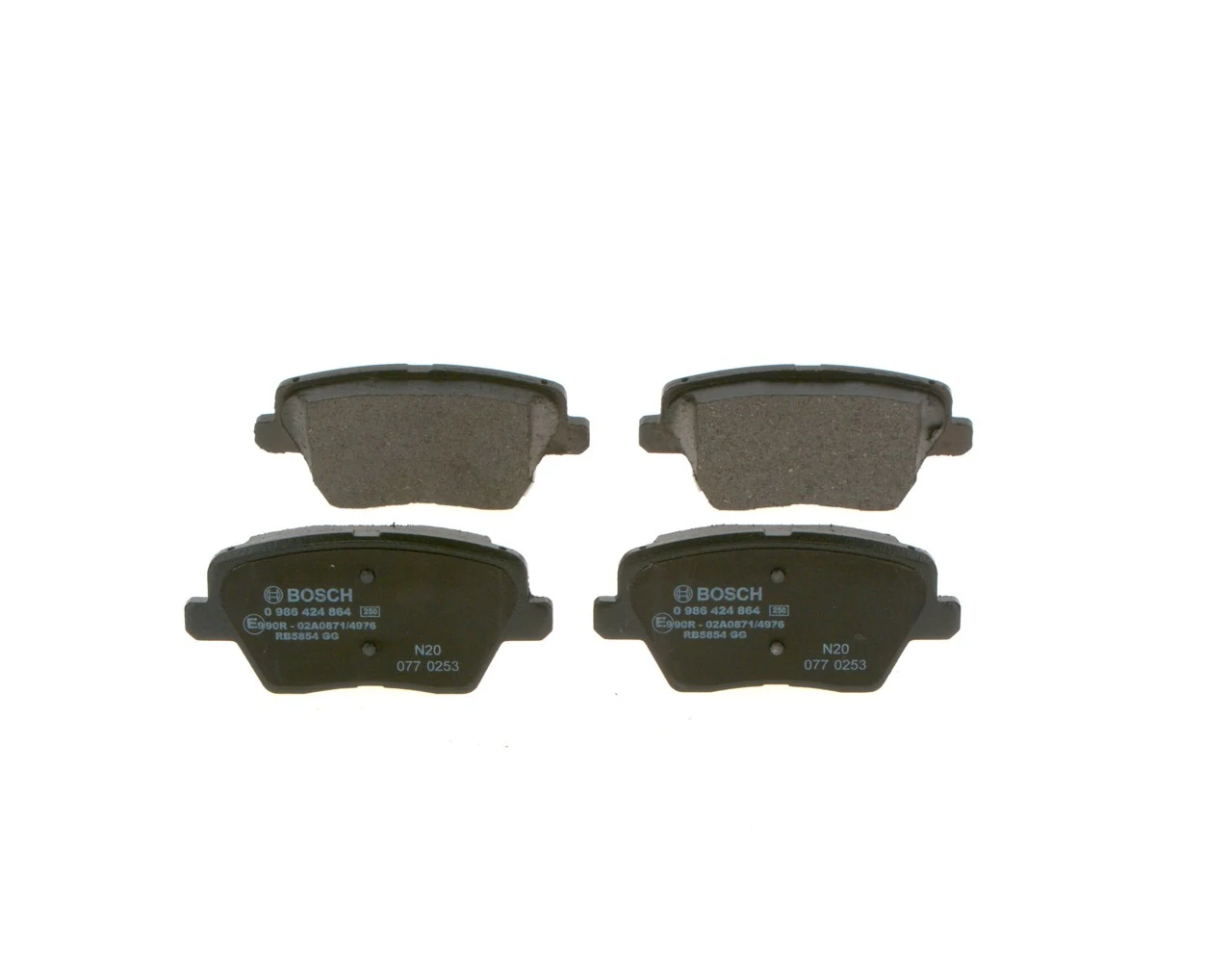 Brake Pad Set, disc brake 0 986 424 864