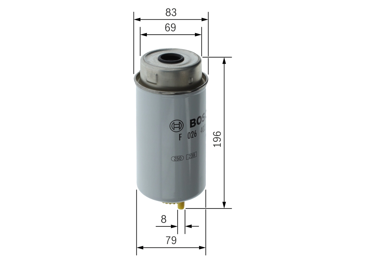 Fuel Filter F 026 402 121