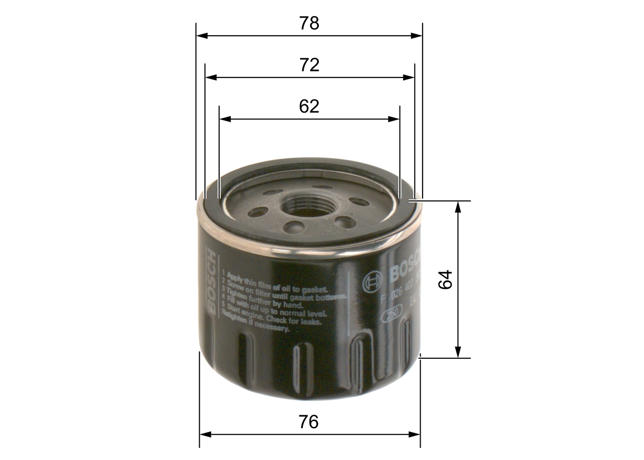 Oil Filter F 026 407 302