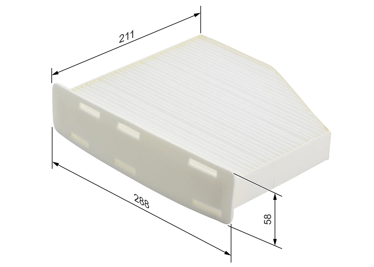 Filter, cabin air 1 987 432 097