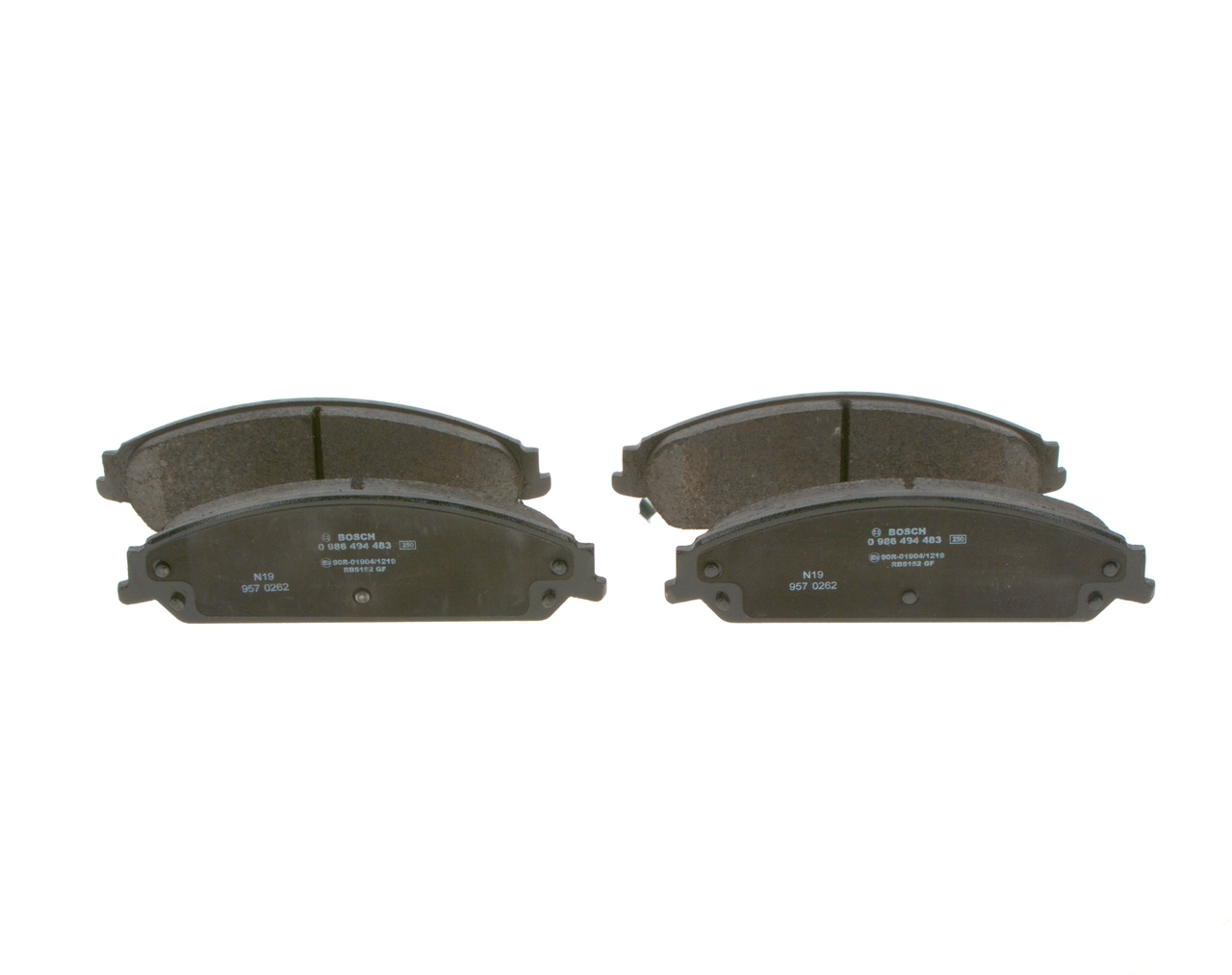 Brake Pad Set, disc brake 0 986 494 483