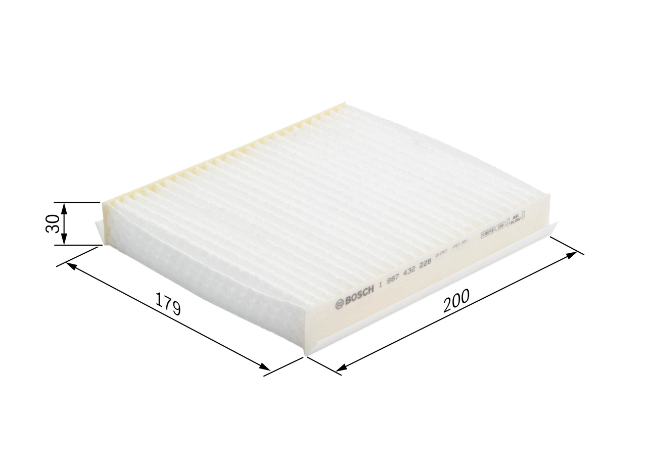 Filter, cabin air 1 987 432 228
