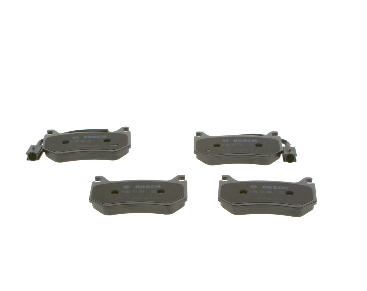 Brake Pad Set, disc brake 0 986 424 384