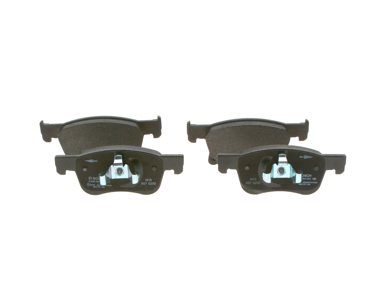 Brake Pad Set, disc brake 0 986 494 823