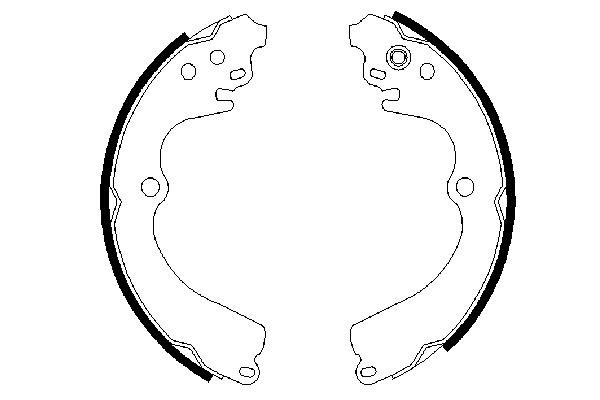 Brake Shoe Set 0 986 487 463