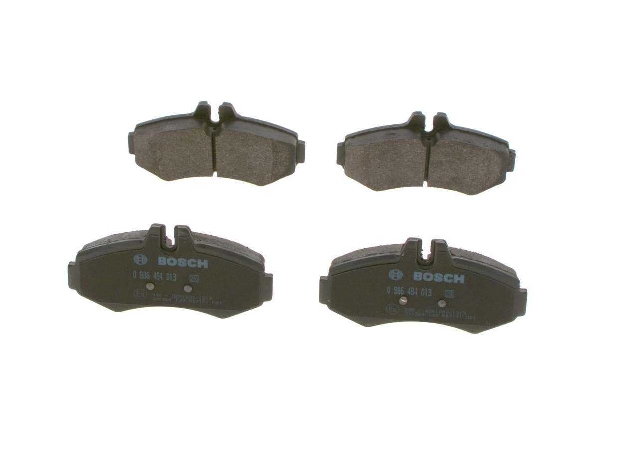 Brake Pad Set, disc brake 0 986 494 013