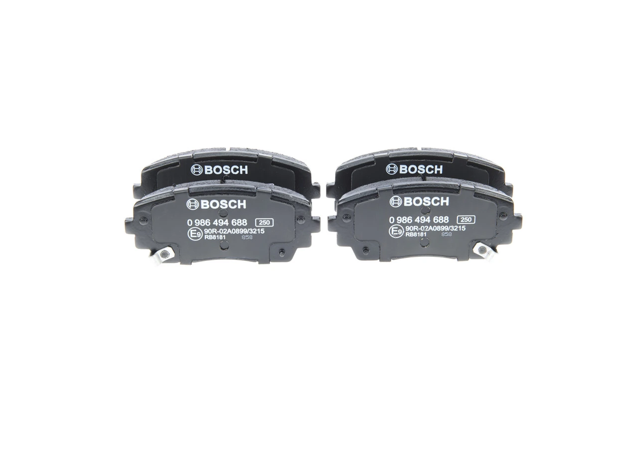 Brake Pad Set, disc brake 0 986 494 688