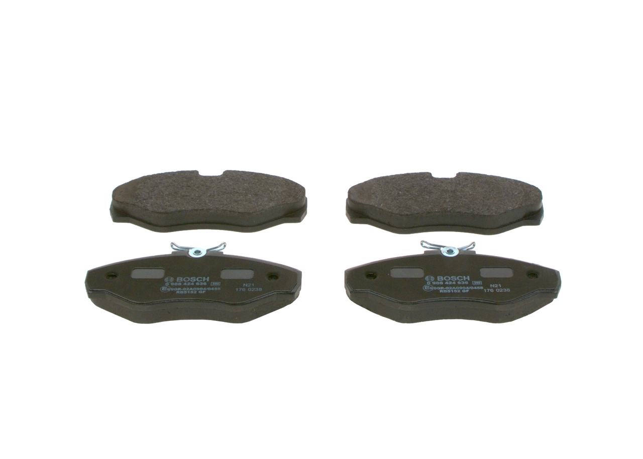 Brake Pad Set, disc brake 0 986 424 636