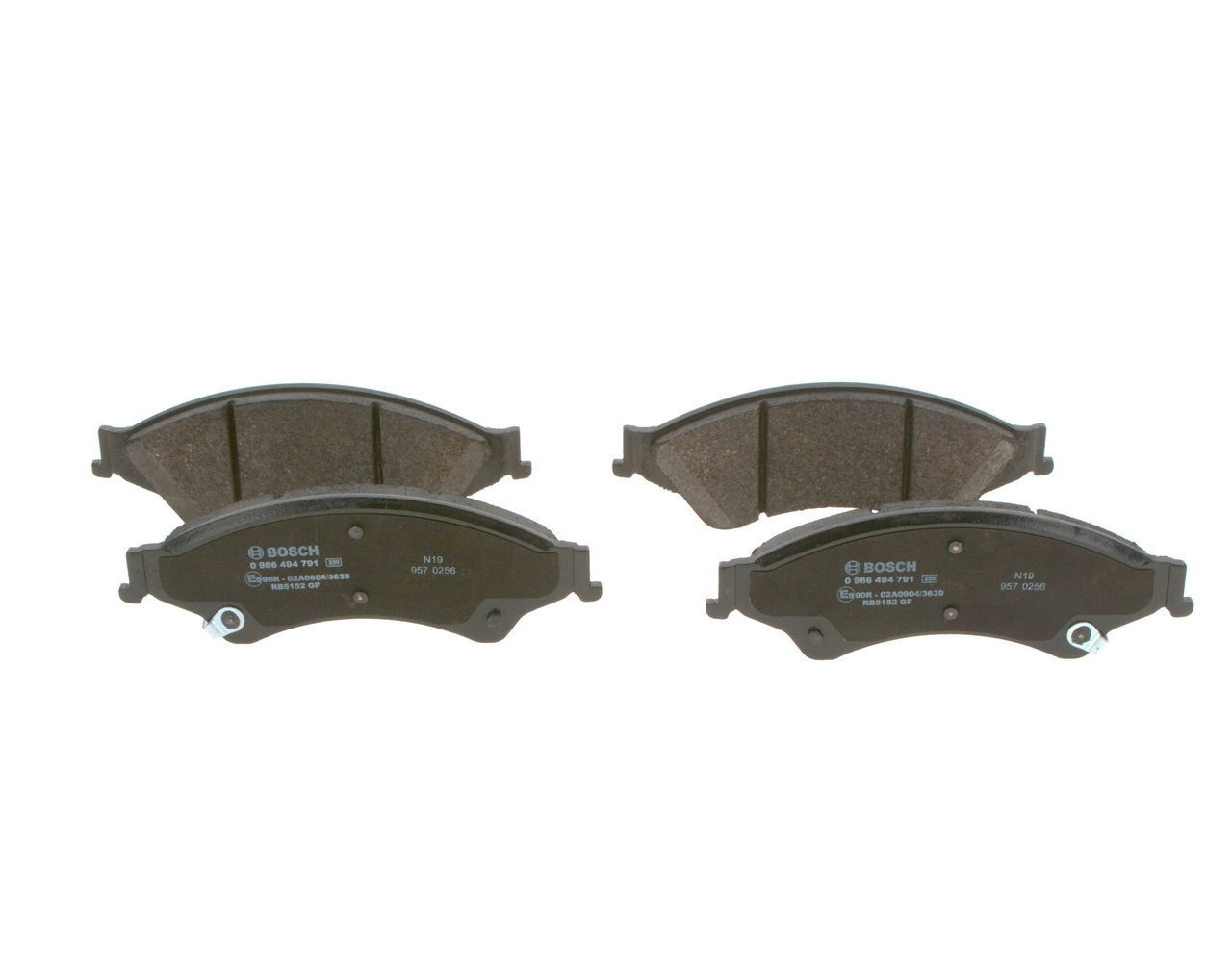 Brake Pad Set, disc brake 0 986 494 791