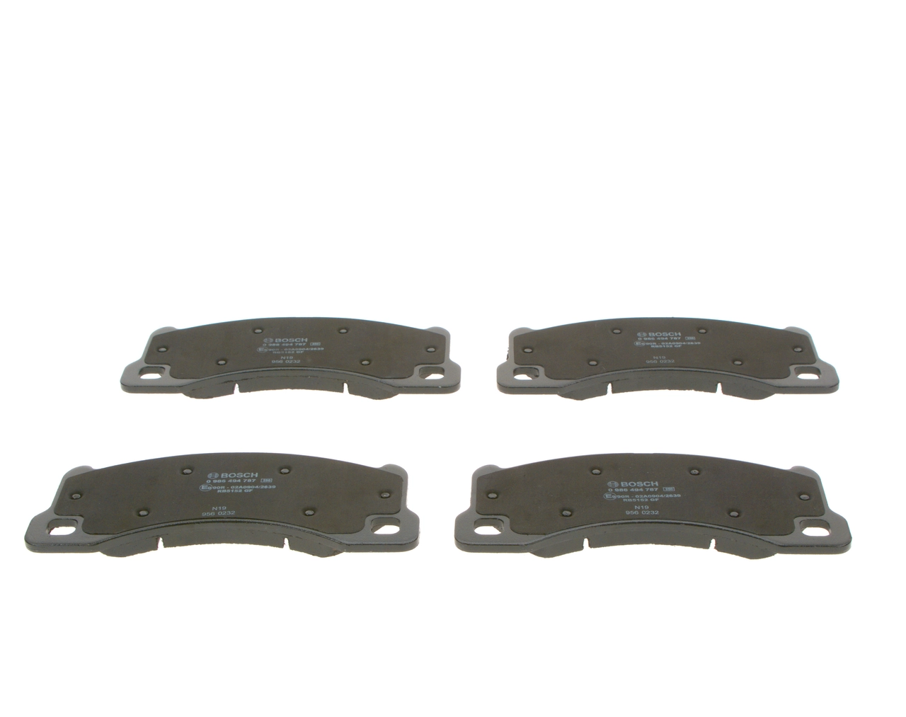 Brake Pad Set, disc brake 0 986 494 787