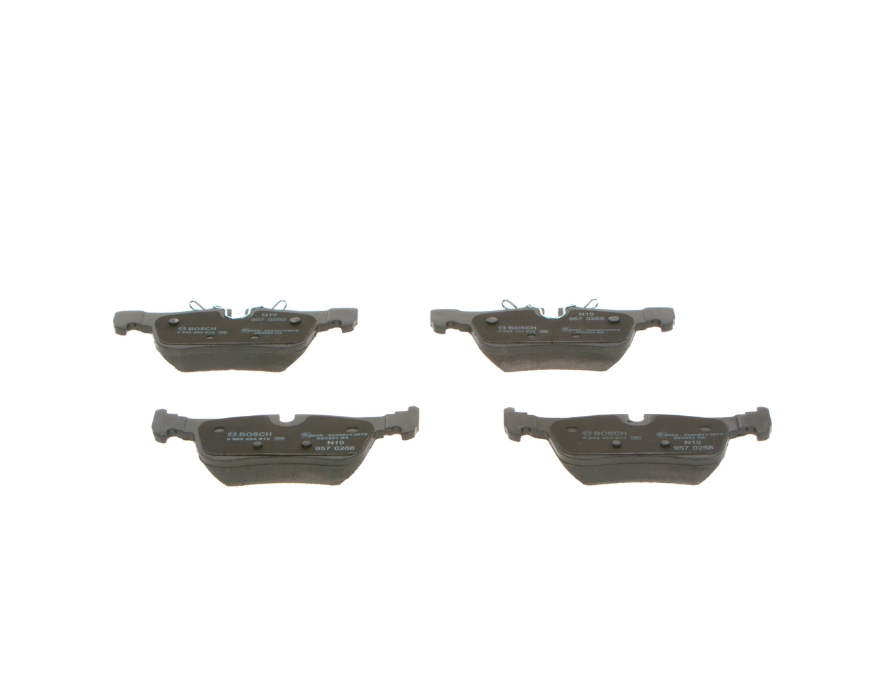 Brake Pad Set, disc brake 0 986 494 812