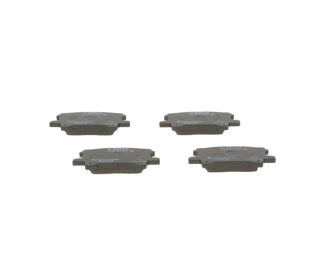 Brake Pad Set, disc brake 0 986 494 224