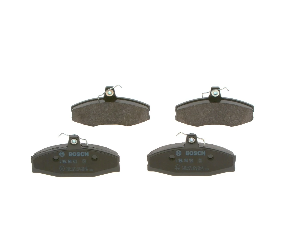 Brake Pad Set, disc brake 0 986 494 924