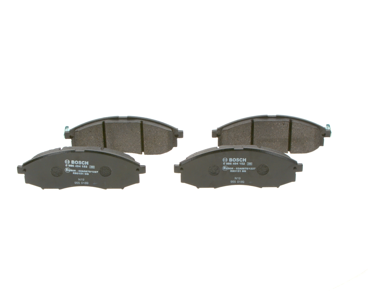 Brake Pad Set, disc brake 0 986 494 152