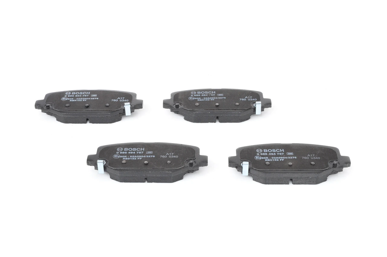 Brake Pad Set, disc brake 0 986 494 767