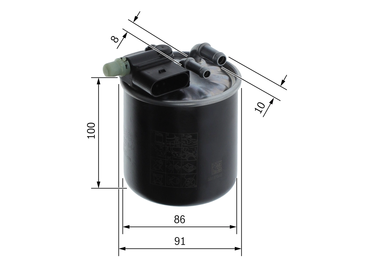 Fuel Filter F 026 402 844