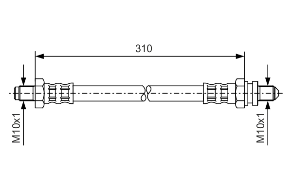 BOSCH 1 987 476 407 Brake Hose