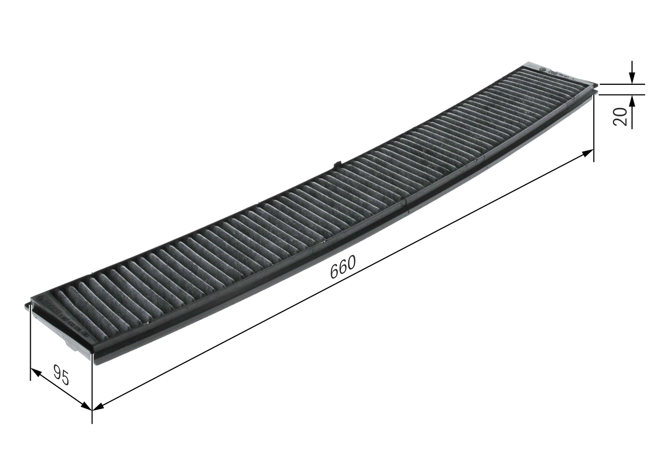 Filter, cabin air 1 987 432 336