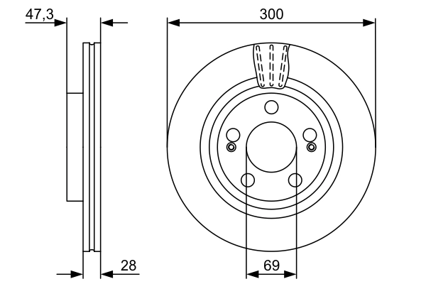 Brake Disc 0 986 479 537